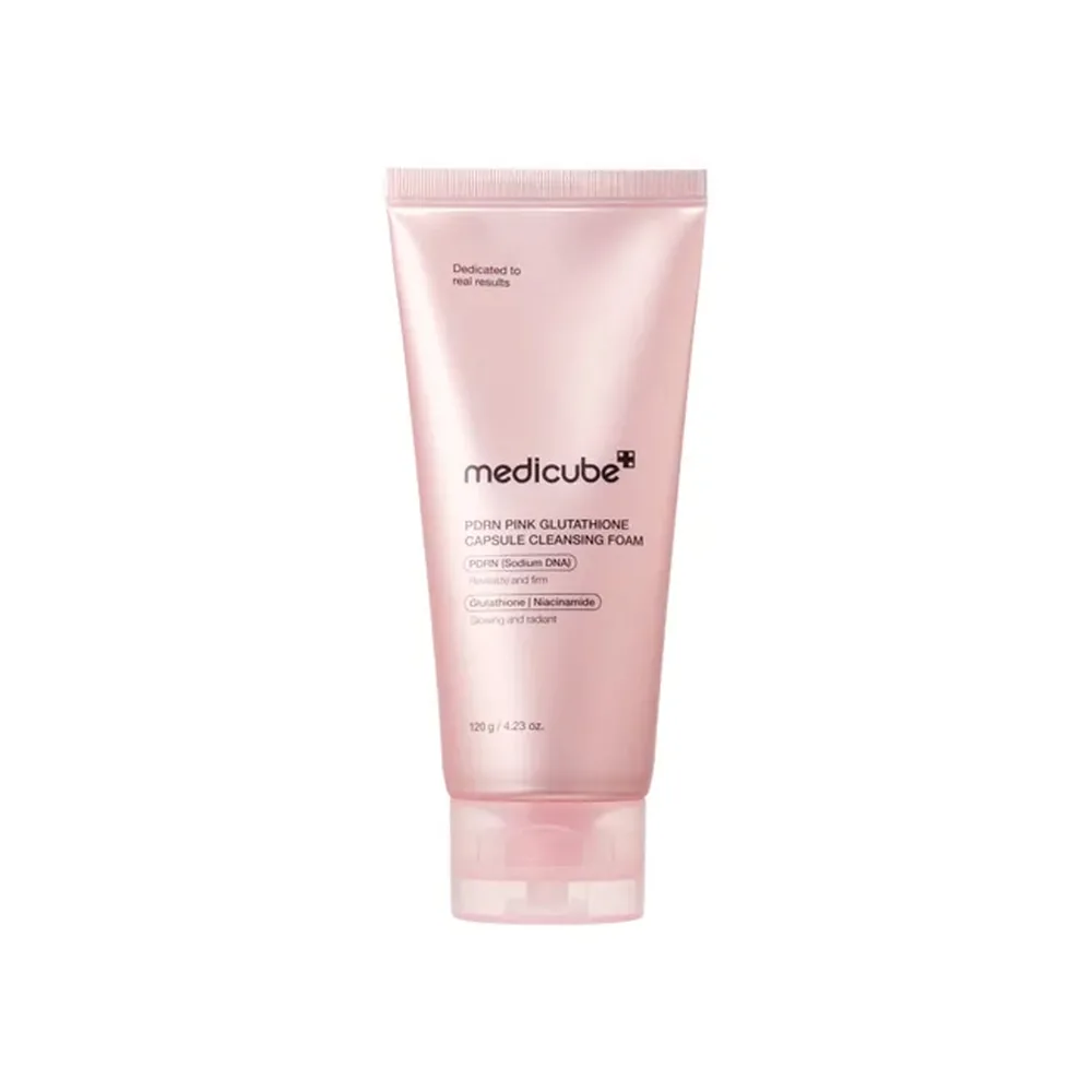 PDRN Pink Glutathione Capsule Cleansing Foam 120g